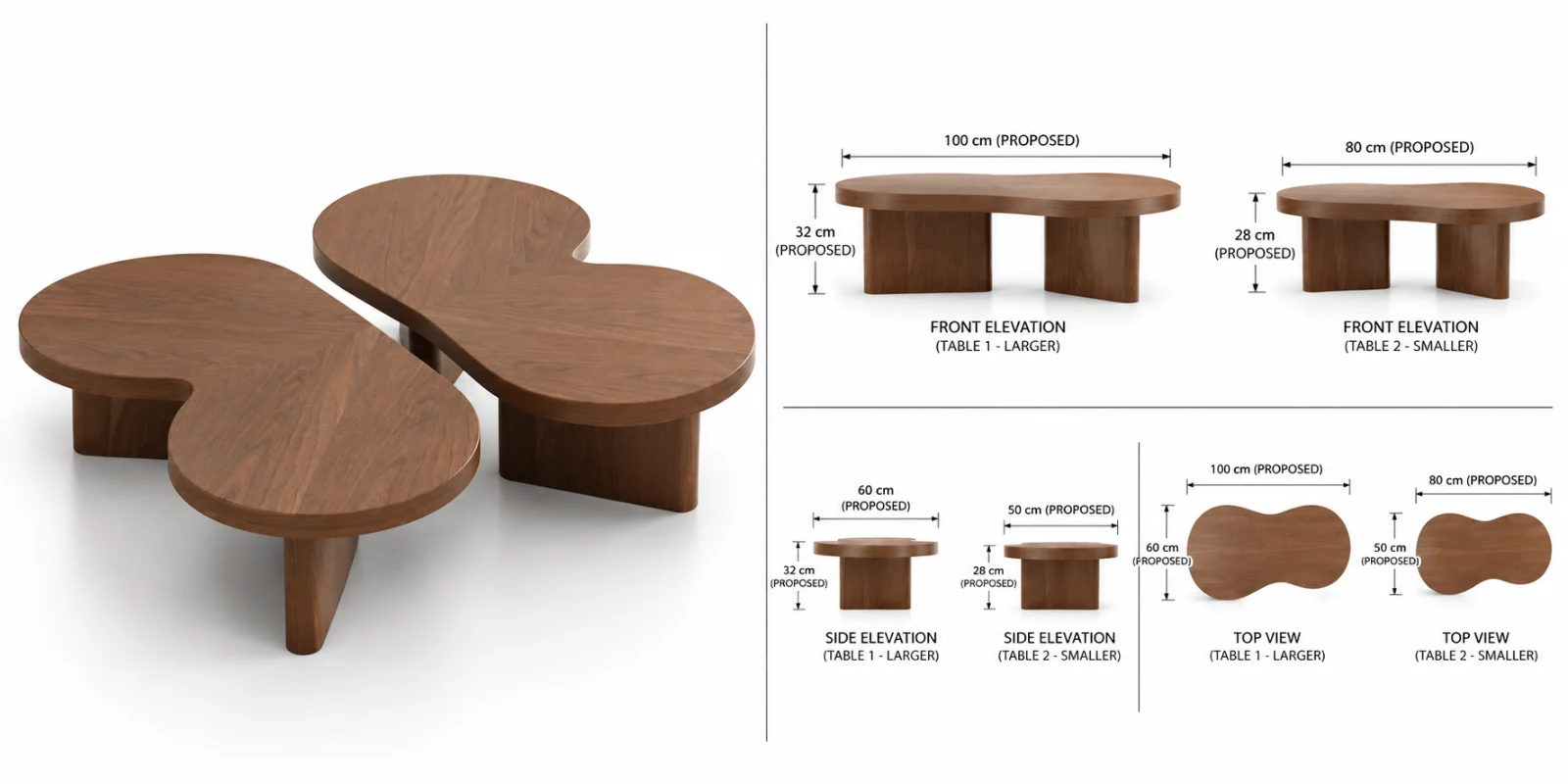 Walnut table